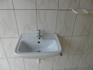 Sink in new sanitary block