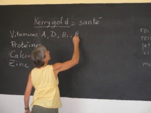 Clotilde Volpe giving Health Class to our Kikimi kids