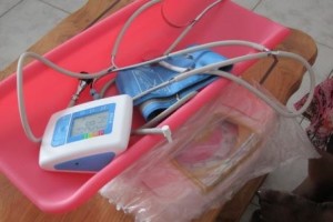 7-Newborn scale, stethoscope and blood pressure apparatus