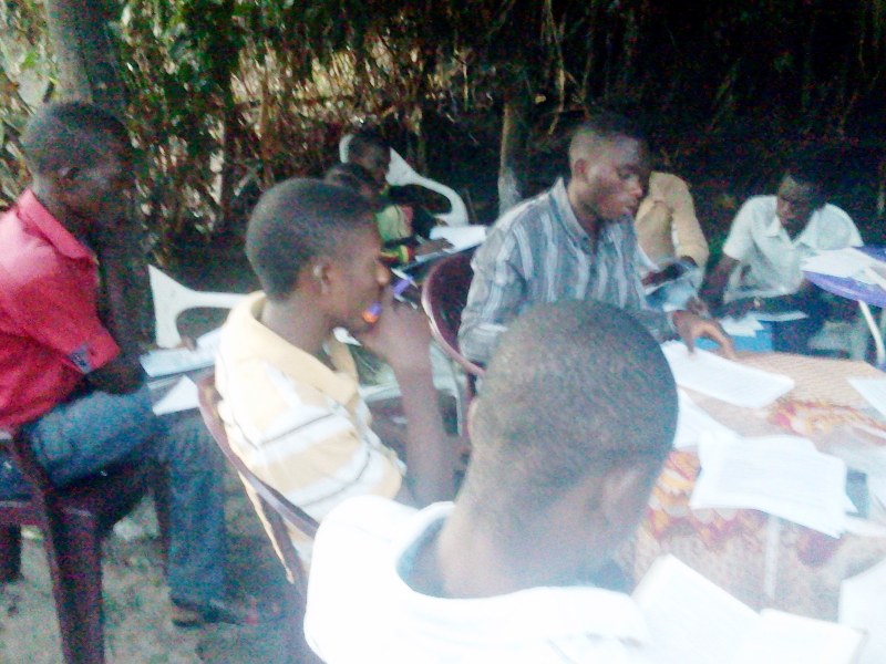 New Bible study group in Massina led by Gerse and Patrick