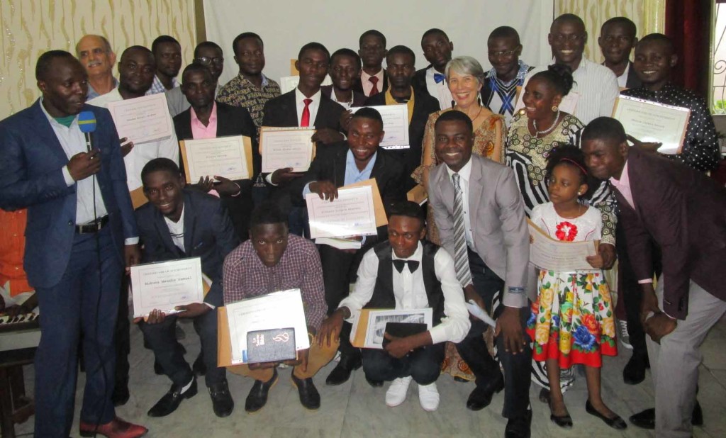 Graduation ceremony for Bible students
