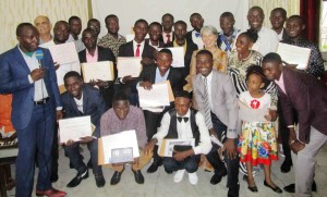Graduation ceremony for Bible course students