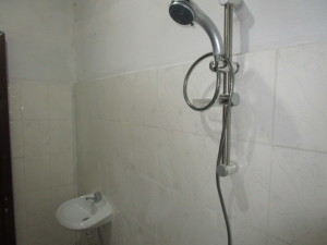 Toilets and showers for the patient ward