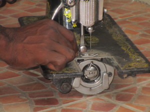 Maintenance of the sewing machines