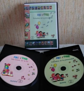Le programme PAS à PAS finalisé et gravé sur DVDs.