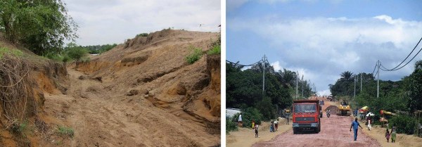 Mokali road: Before and now!