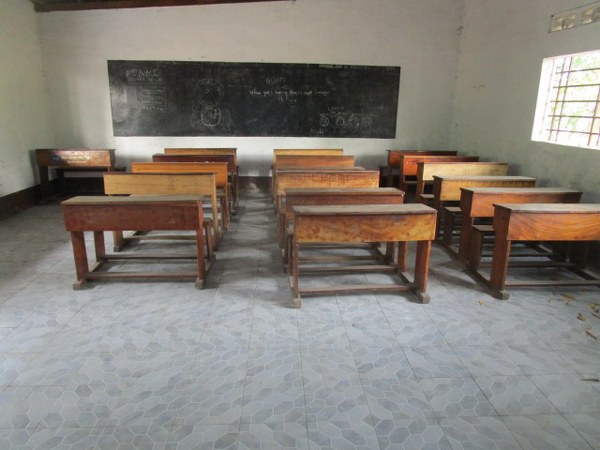 Tiled classroom                   