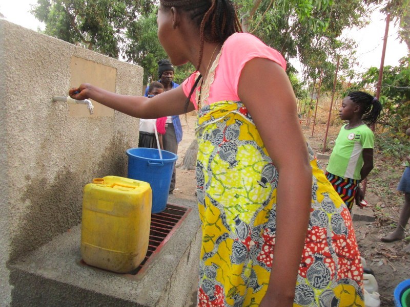 And drinking water for the village