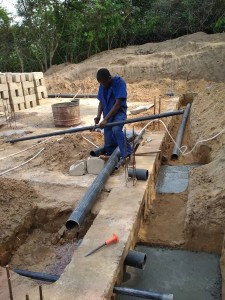 Installation des canalisations d'eau (FFSL)