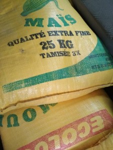 Corn flour donated by Jean Emile